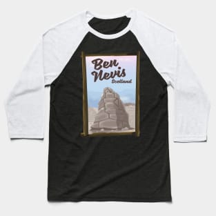 Ben Nevis Scotland Baseball T-Shirt